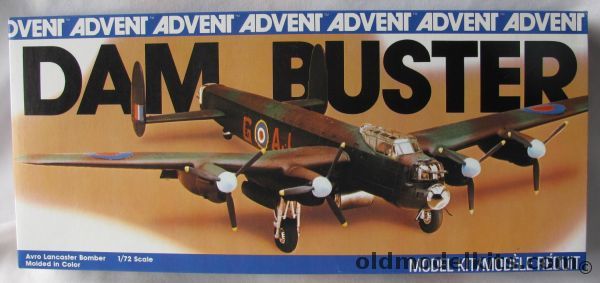 Revell 1/72 Avro Dam Buster Lancaster with Secret Bomb - Advent Issue, 3413 plastic model kit